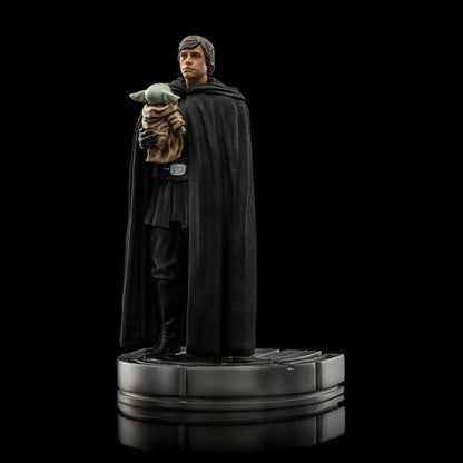 Star Wars - Luke Skywalker und Grogu - Statue 1/10