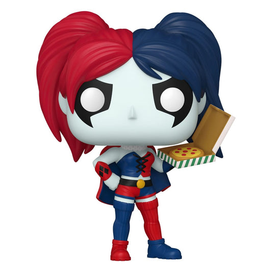 Funko POP! Heroes - Harley Quinn mit Pizza - Minifigur